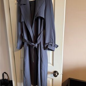 Kookai Women's Classic dark grey  Trench Coat